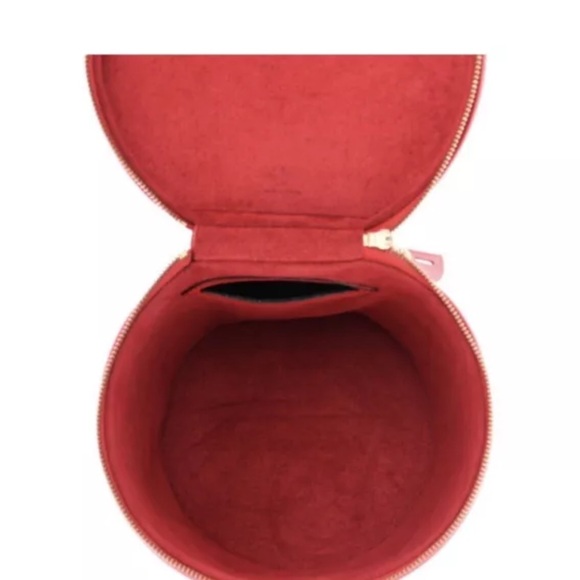 Louis Vuitton Cannes Vanity Red Leather Monogram Epi In Beautiful Condition! - Picture 10 of 11